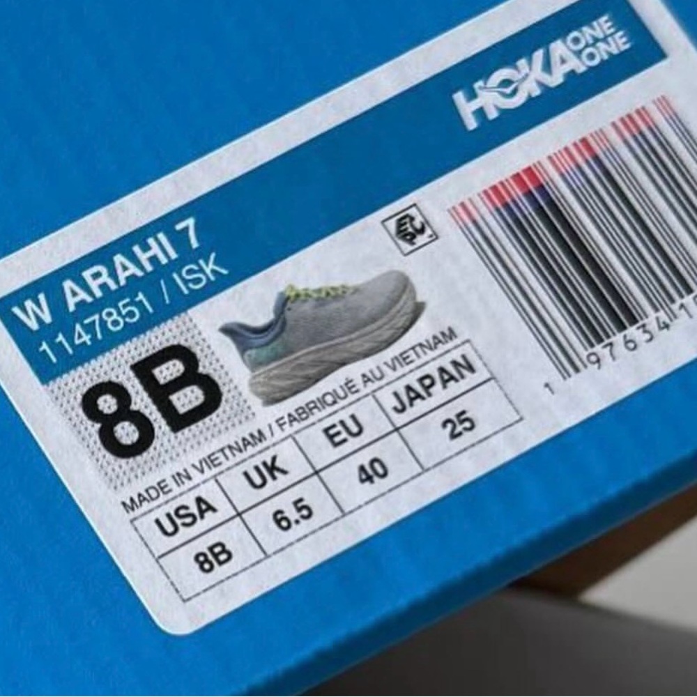 Hoka Women’s Arahi 7 Blue Sneakers